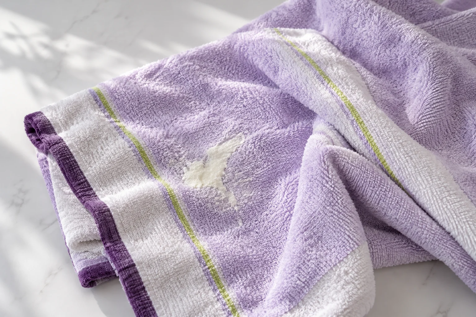 Illustrative example for Sunscreen on towels