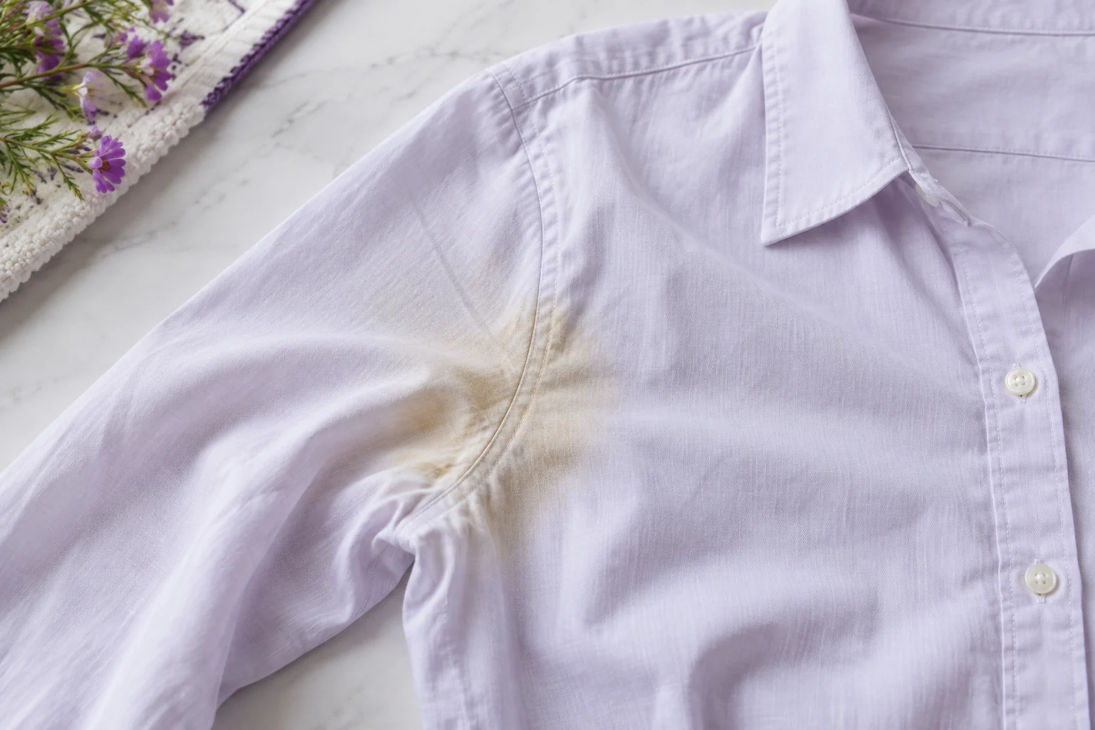 Illustrative example for Yellow armpit stains