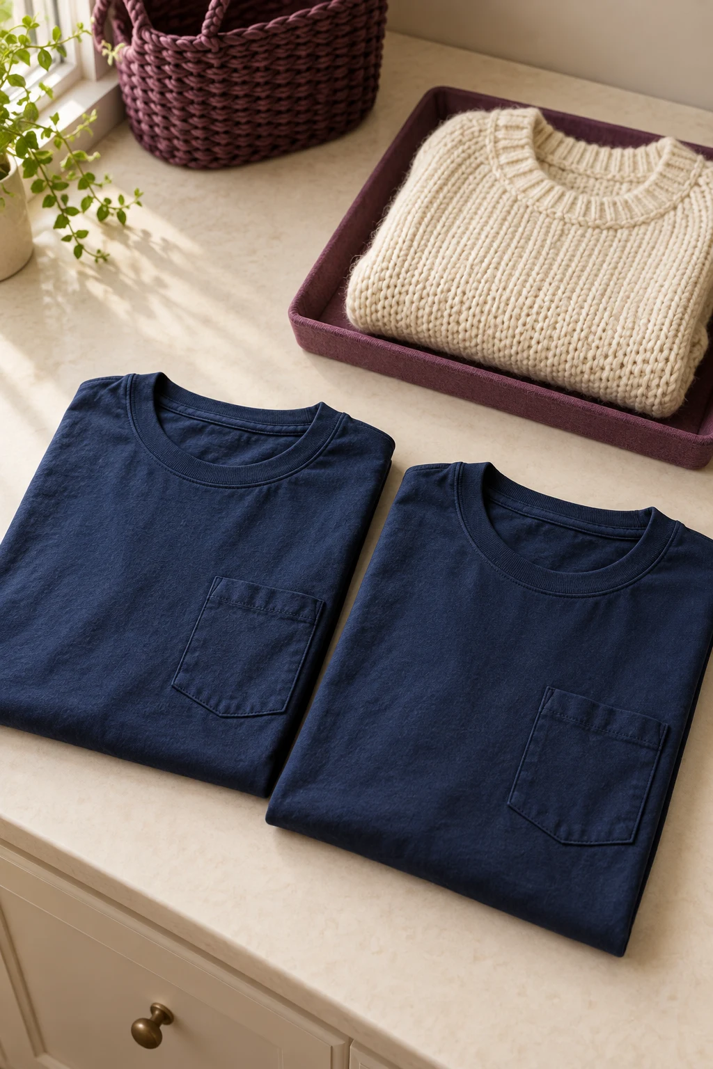 Two shirts in the illustrated first-load example.